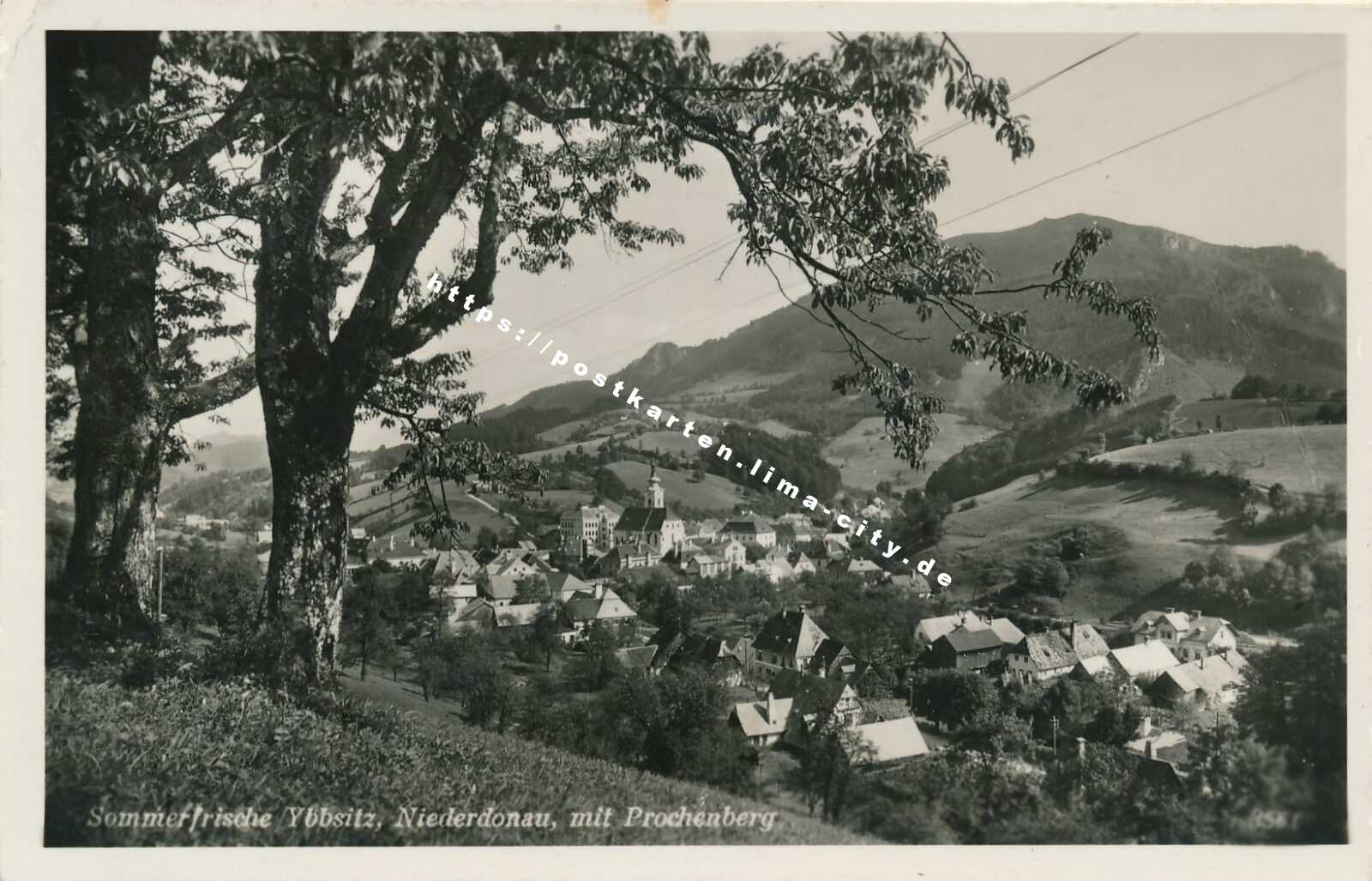 Ybbsitz mit Prochenberg 1938